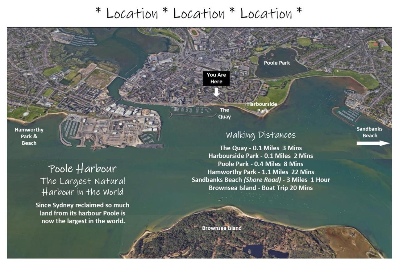Harbourside House - Great Location - Parking - 2 En-Suites - Sleeps 5 Plus 1 Poole Exteriér fotografie